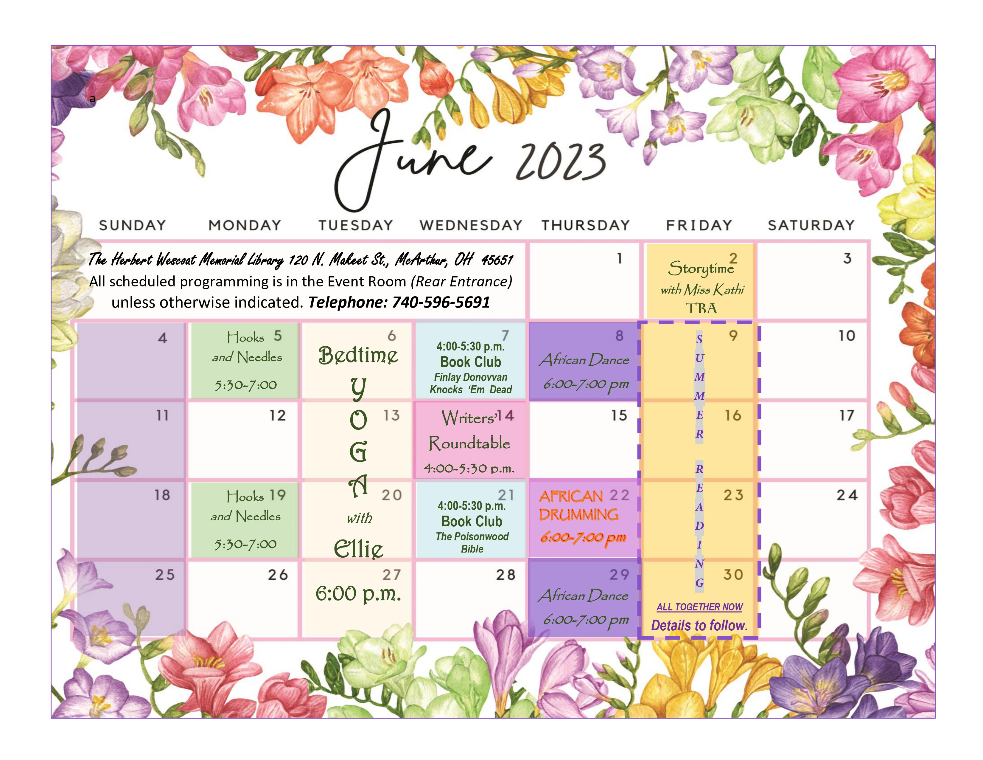 June Calendar
